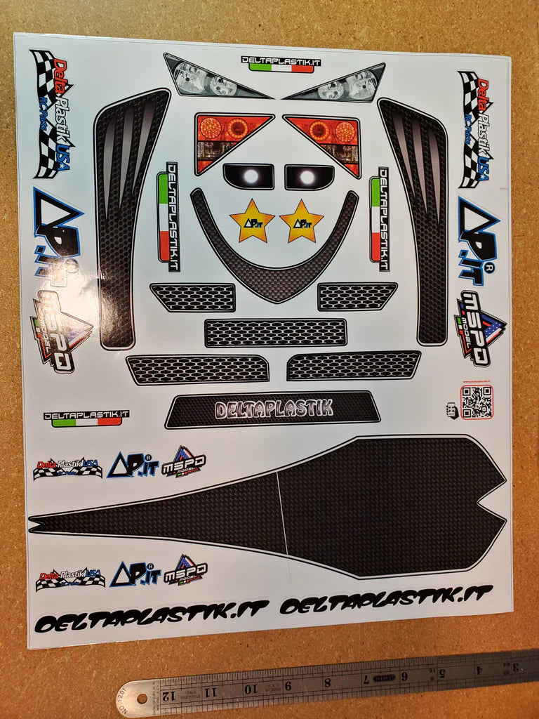 DOME 1/7 SCALE CLEAR RC CAR BODY - 8512 Arrma Limitless Infraction Hobao VTE2