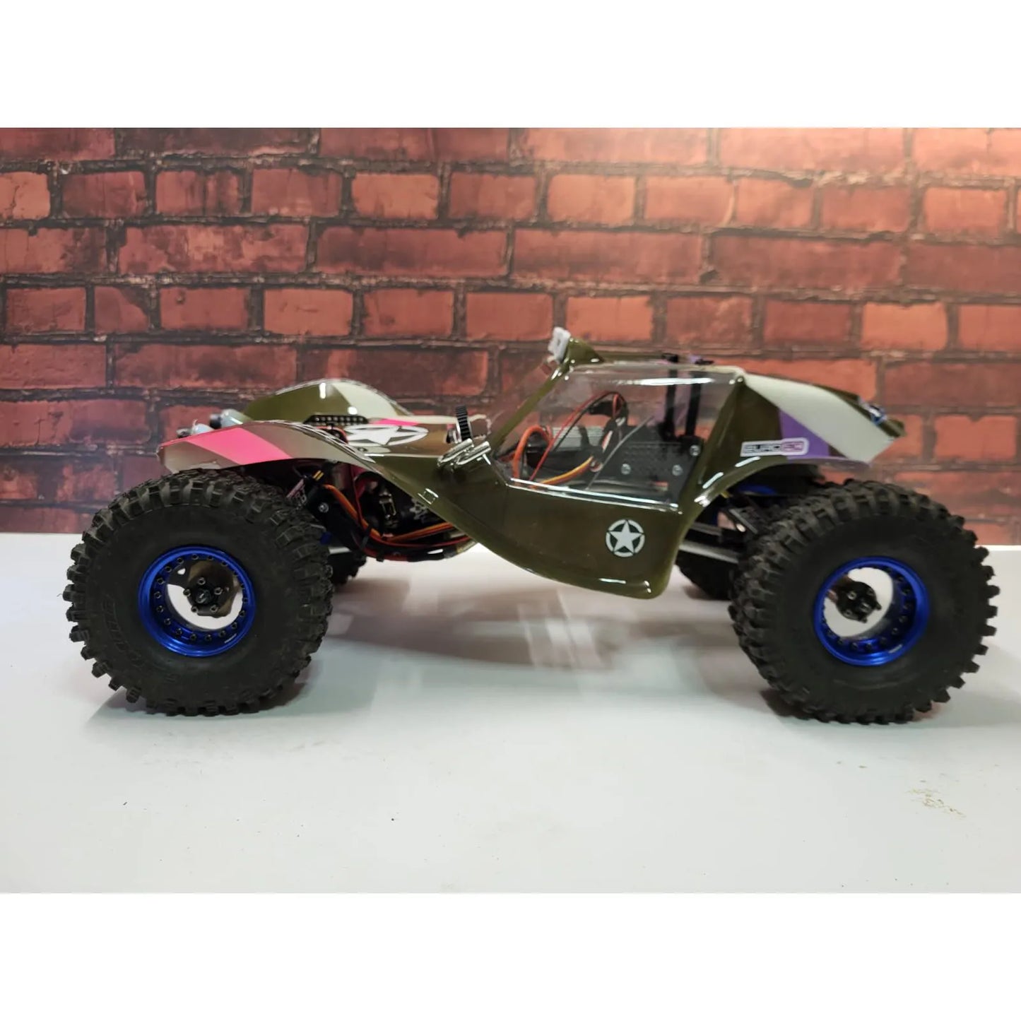 Mon10 Delta Plastik  Monster Buggy RC monster truck body