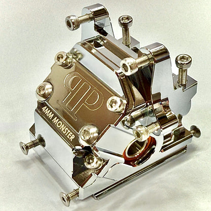 Perfect Pass RC 7075 Aluminum Bulkhead – Front Angle View for ARRMA Limitless, Infraction, and Felony