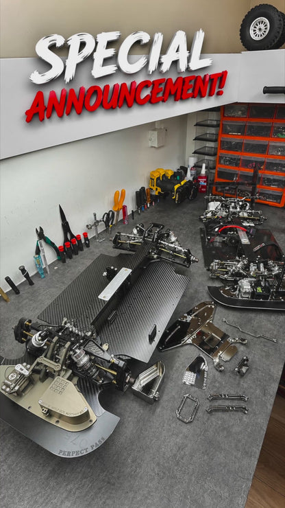 Perfect Pass Aluminum Reinforced GT Chassis & Electronic Relocate Kit Combo For Arrma 1/7