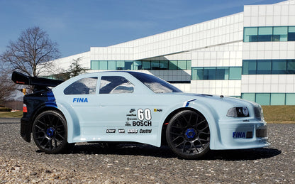 BMW M3 1/8 SCALE GT RC CLEAR CAR BODY - 0137