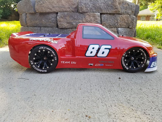1/8 SCALE THUNDER TRUCK GT CLEAR RC CAR BODY - NAS325