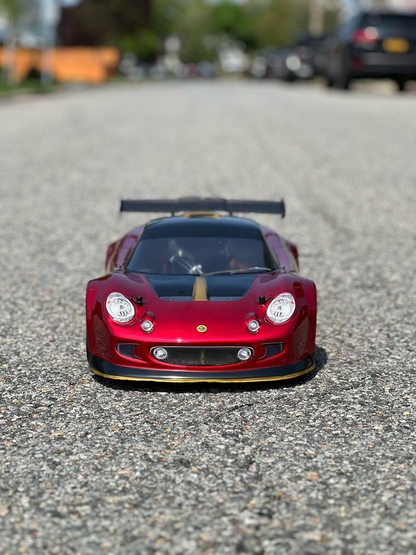 LOTUS ELISE 1/7 SCALE CLEAR RC CAR BODY - 8509