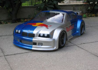 BMW M3 1/8 SCALE GT RC CLEAR CAR BODY - 0137