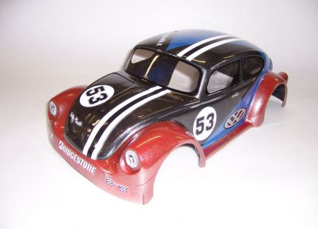 VW 1/8 SCALE GT CLEAR RC CAR BODY - 0152